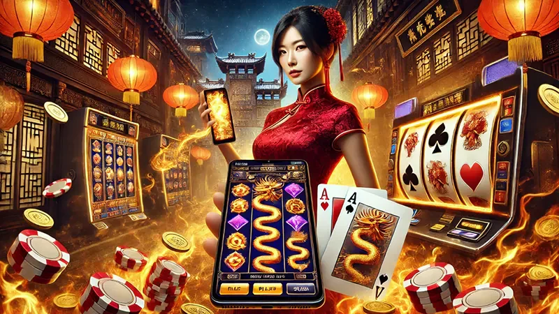 ตัวอย่างรีลและสัญลักษณ์บนหน้าจอเกมสล็อต